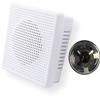 CMX Audio WSK-33T Waterproof 3" Wall Mount Speaker, White; 100V/70V Transformer; Rated Power Output 1.5W-3W at 100V; IP66; Line Input 100V or 70V; ABS Enclosure and ABS Grille view 1