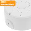 Hemobllo Security Camera Junction Box Waterproof Electrical Box for Outdoor Extension Cord and Cable Connector Protection Wall or Ceiling Mount 4.72 X 4.72 X 2.04 in 1 Pack view 4