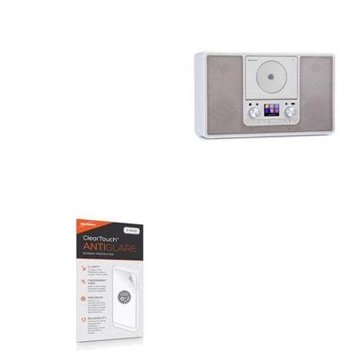 BoxWave Screen Protector Compatible with Auna Scala VCD - ClearTouch Anti-Glare (2-Pack), Anti-Fingerprint Matte Film Skin