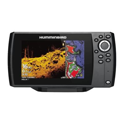 Humminbird Helix 7 Chirp MEGA DI GPS G4 Fish Finder with 7" Display and Built-in Basemap - 411610-1