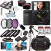 Sony a6600 Mirrorless Camera (ILCE6600/B) E PZ 16-50mm f/3.5-5.6 OSS Lens+Case+128 GIG Memory Cards+Commander Starter Kit(17PC) Bundle view 1