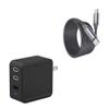 BoxWave Charger Compatible with Samsung Galaxy Tab A7 Lite - PD Wall Charger Bundle (65W), Power Delivery AC Adapter Long Cable - Jet Black view 2