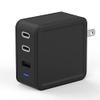 BoxWave Charger Compatible with Samsung Galaxy Tab A7 Lite - PD Wall Charger Bundle (65W), Power Delivery AC Adapter Long Cable - Jet Black view 3