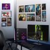 TechMagnet HP G3 Desktop RGB Computer PC Intel Core i5 Processor 16GB DDR4, 1TB SSD, GTX 1050 Ti, 22-Inch Monitor, Gaming Keyboard Mouse, RGB Headphone, Windows 11 Pro, Black (Renewed) view 2