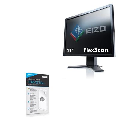 BoxWave Screen Protector Compatible with EIZO S2133 - ClearTouch Crystal (2-Pack), HD Film Skin - Shields from Scratches