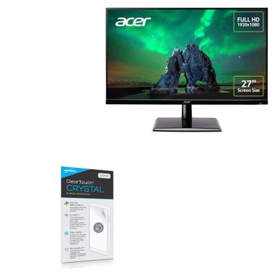 BoxWave Screen Protector Compatible with Acer EH3 (EH273) - ClearTouch Crystal (2-Pack), HD Film Skin - Shields from Scratches