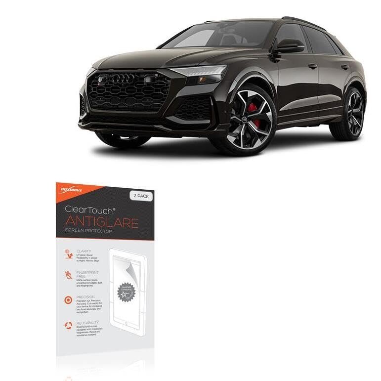 BoxWave Screen Protector Compatible with Audi 2022 RS Q8 Instrument Display (12.3 in) - ClearTouch Anti-Glare (2-Pack), Anti-Fingerprint Matte Film Skin