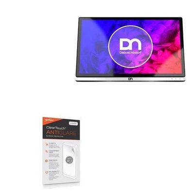 BoxWave Screen Protector Compatible with Diebold Nixdorf D1101 Display - ClearTouch Anti-Glare (2-Pack), Anti-Fingerprint Matte Film Skin
