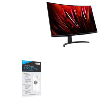 BoxWave Screen Protector Compatible with Acer ED0 (ED320Q) - ClearTouch Crystal (2-Pack), HD Film Skin - Shields from Scratches
