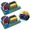 Diarypiece 2 Pcs 3 Way Speaker Crossover Divider Hifi Filter, Circuit Board Stereo Audio Frequency Filter 200W view 1