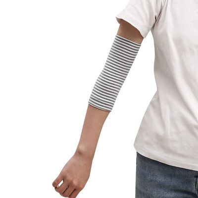 Jinbiyike Elbow Arm Warm Sleeve Men and Women Cover Scar Tattoo Sleeve Running Fitness Elastic Hand Shaping Arm Sleeve (Stripa-A4)