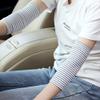 Jinbiyike Elbow Arm Warm Sleeve Men and Women Cover Scar Tattoo Sleeve Running Fitness Elastic Hand Shaping Arm Sleeve (Stripa-A4) view 2