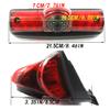 3rd Third Brake Light Backup Reverse Parking Rear View Reversing Camera Led/IR Light Night Vision Waterproof IR Lights for RAM PROMASTER Cargos Van Guide Line HD CCD (Camera+5IN) view 2