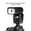 PHOTOOLEX Camera Flash for Canon Nikon Sony Panasonic Olympus Fujifilm Pentax Sigma Minolta Leica and Other SLR Digital and Digital Cameras with Single Contact Hot Shoe view 3
