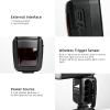 PHOTOOLEX Camera Flash for Canon Nikon Sony Panasonic Olympus Fujifilm Pentax Sigma Minolta Leica and Other SLR Digital and Digital Cameras with Single Contact Hot Shoe view 4