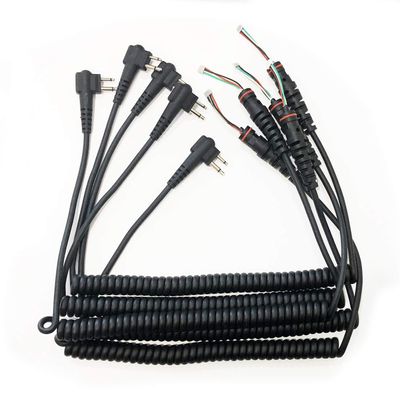 Amazingxiax 5Pack Microphone Cable Cord Compatible for CP200 CP200D CP200XLS CP185 PR400 GP88 GP2000 CP1660 CP100 PRO3150 CLS1410