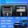 CZSWCH Android 12 Stereo for Ford Mustang (2010-2014) Manual AC,10 inch IPS Screen 2G+32G Build-in Wireless Carplay/Android Auto Free AHD Camera view 2