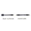 1ft Dock to RCA Female coaxial Cable Digital Audio Adapter Wire spdif for amp Sound Preamp Amplifier DSD64 dsd128 for NW-A55 A56 A57 A55HN A56HN A57HN NW-A35 NW-A45 NW-ZX300 ZX300A NW-WM1A WM1Z view 4