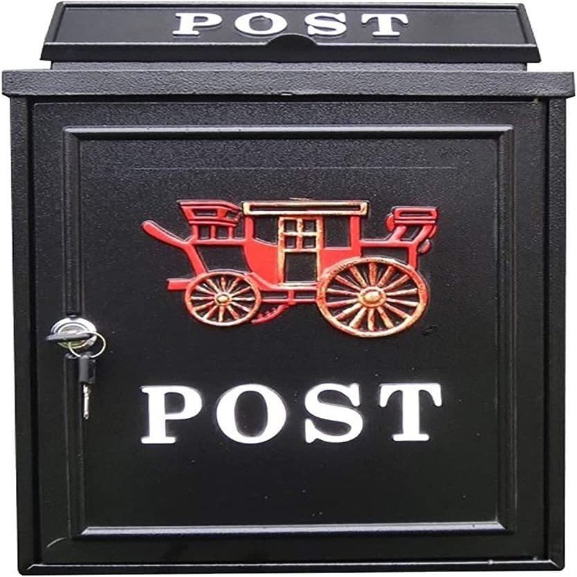 REMYS Suggestion Box Mailbox Complaint Suggestion Box Box Mailers Wall Hanging Outdoor Mailbox,Nostalgic Retro/Waterproof/No Rust/Home Decoration Mailbox Mailboxes