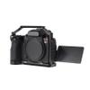 Fotga Aluminum Camera Cage + Top Handle for Panasonic Lumix S5II S5 Mark II G9II G9 Mark II Mirrorless DSLR Camera Making Video Filmmaking Compatible Arca Swiss Clamp view 4