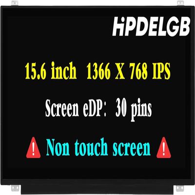 HPDELGB Replacement for Dell Inspiron 15 5567 LCD Screen 15.6 inch 30 Pins 60Hz HD 1366X768 IPS LCD Screen Display(Only for Non-Touch Version)