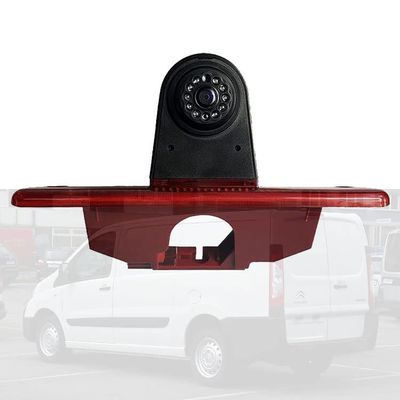 3rd Third Brake Light Backup Reverse Parking Rear View Camera Led/IR Light for Peugeot Expert/Traveller/Citroen Jumpy/SpaceTourer & Toyota ProAce (2007-2016) Guide Line HD CCD (Camera)