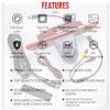 3rd Third Brake Light Backup Reverse Parking Rear View Camera Led/IR Light for Peugeot Expert/Traveller/Citroen Jumpy/SpaceTourer & Toyota ProAce (2007-2016) Guide Line HD CCD (Camera+7IN) view 3