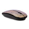 blingbybri Bling Wireless Mouse for Girls, Pink Rhinestone Coverd Computer Mouse with USB Receiver, Sparkly Cute Flat Mice for Laptop, PC, Notebook, MacBook Gifts - Gradient Rose Red view 4