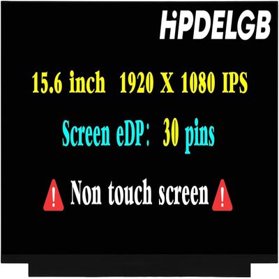 HPDELGB Replacement for HP 15-DY 15T-DY 15-dy2024nr 4X6F6UA LCD Screen 15.6 inch 30 Pins 60Hz FHD 1920X1080 IPS LCD Screen Display(Only for Non-Touch Version)