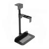 ARINAL CPU Holder Under Desk Mount - Universal PC Case Holder Adjustable Wall PC Mount with 360 Swivel, Suspended PC Tower Holder (Color : Black) view 1