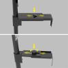 ARINAL CPU Holder Under Desk Mount - Universal PC Case Holder Adjustable Wall PC Mount with 360 Swivel, Suspended PC Tower Holder (Color : Black) view 4