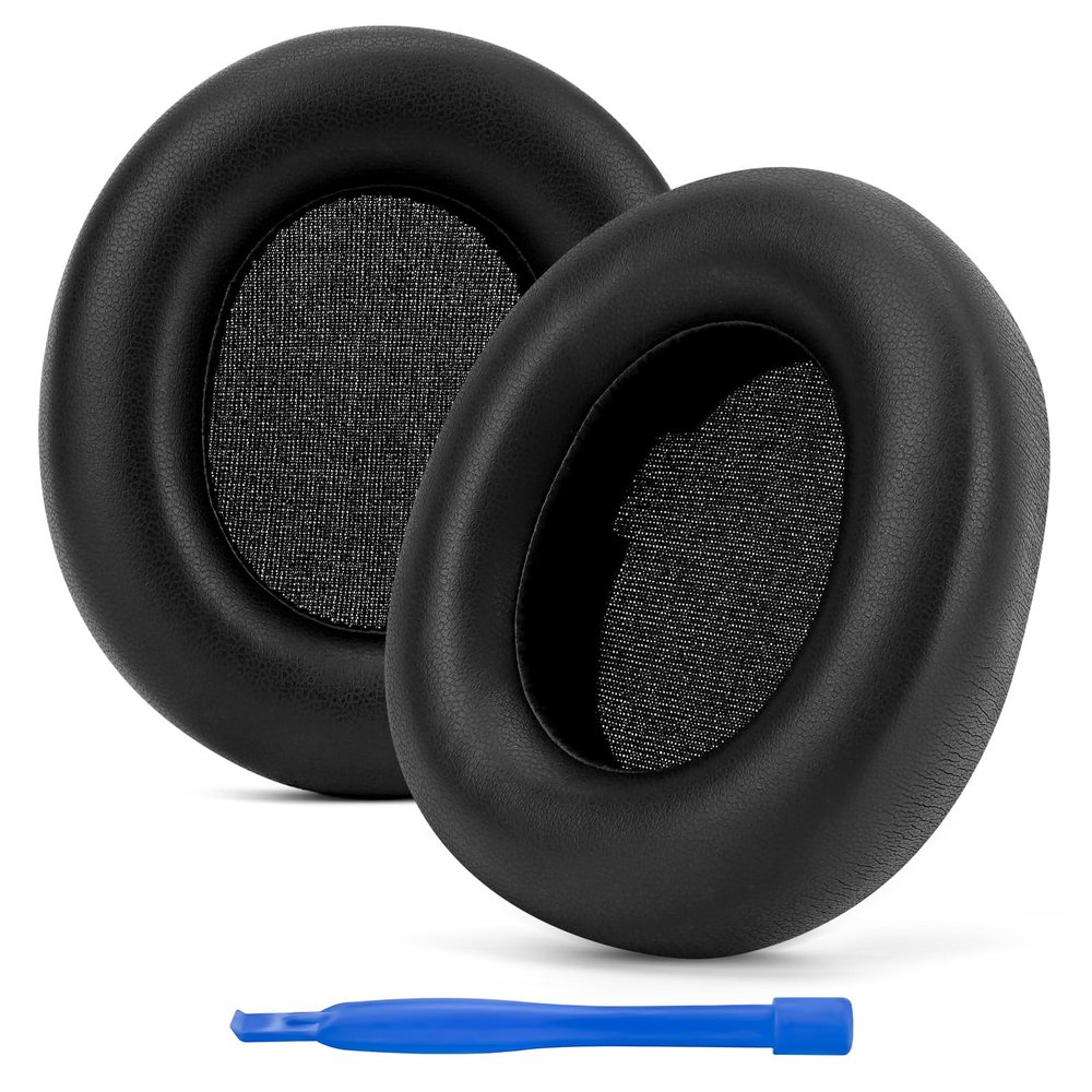 Linkidea Replacement Ear Pads for SteelSeries Arctis Nova Pro Wireless Headphones, Headset Earpads (Protein Leather/Black)