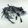 AMNOUR Addressable 7nodes*15drops LE RGB Full-Color Icicle String; DC12V WS2811 Control; Full Black Wire; IP68; 105nodes/set view 3