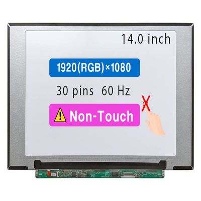 14.0" Screen Replacement for Lenovo V14 G2 82KC Series LCD Display Panel 30 pin (FHD 1920x1080 Non-Touch)