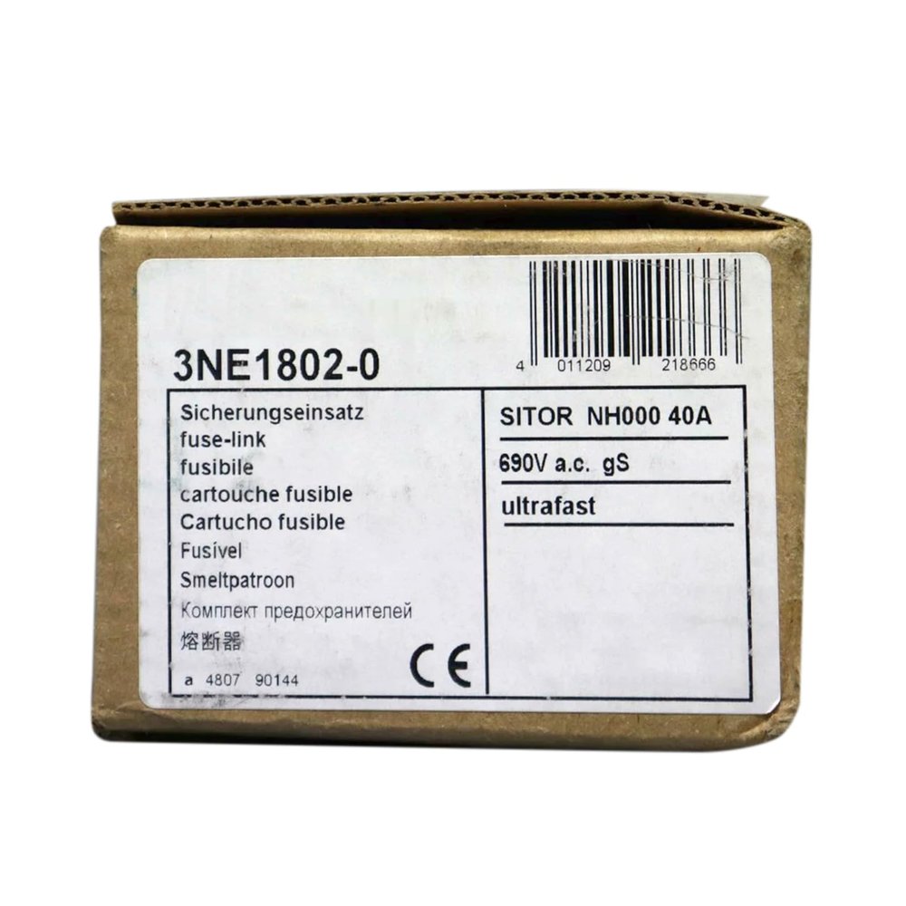 CBBEXP 3NE1802-0 Fuse Link 3NE18020 Sealed in Box 1 Year Warranty