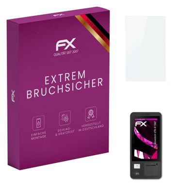 atFoliX Plastic Glass Protective Film compatible with Advantech UTK-615AP, 9H Hybrid-Glass FX Screen Protector