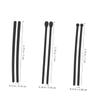 EXCEART Anti-Slip Silicone Eyeglass End Tips 12 Pairs Soft Rubber Temple Covers for Thin Metal Frame Glasses Eyewear Legs Replacement for Comfort and Secure Fit view 3