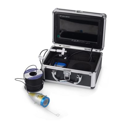 7 Inch Portable Ice Fishing Camera, Waterproof Fish Finder Kit with 12 White LEDs and 30m Cable, Underwater Monitor Fishing Finder, for Ice Fishing Lake Sea Open Water Boat Kayak
