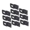 Mikikit 10pieces Hanging Speaker Bracket Durable Audio Speaker Hook for Wall Mounting Surround Sound Easy Installation Connector for Home Theater Setup view 1