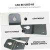 Mikikit 10pieces Hanging Speaker Bracket Durable Audio Speaker Hook for Wall Mounting Surround Sound Easy Installation Connector for Home Theater Setup view 2