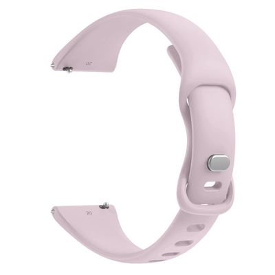 AEHON Slim Narrow Bands for Garmin Vivoactive 3/3 Music/Forerunner 245/645/Vivomove HR/Venu Sq 20mm Soft Silicone Sport Wristbands (Color : Lavender Purple, Size : For 245)