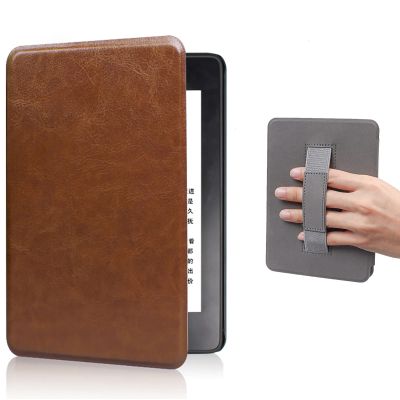 Case for 6" All-New Kindle (11th Generation 2022 Release, Model: C2V2L3), PU Leather Cover with Hand Strap and Auto Sleep/Wake, Crazy Horse Print