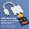 Lightning Adapter SD Card Reader for iPhone Camera Memory Photo Photography Viewer Accessories Compatible for Apple MFI Certified 11 12 13 14 Pro Max X XS XR 8 7 6 Plus SE for iPad Air Mini 2019 2020 view 2