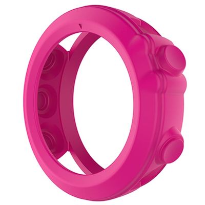 GANYUU Soft Silicone Protective Case Protector Sleeve for Garmin Fenix 3 HR/Fenix 3/Fenix 3 Sapphire/Quatix 3/Tactix Bravo Band Cover (Color : Rose Red)