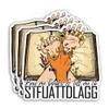 (3pcs-3") Buy Me Books and Tell Me to STFUATTDLAGG Sticker Funny Book Reader Quote Die-Cut Waterproof Vinyl Sticker for Kindle Books Laptop Water Bottle Case Decal Stuff Birthday Gift 3 Inches view 1