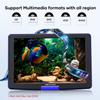 17.9" Portable DVD Player with 15.6" HD Screen, 6Hr Battery, USB/SD, Remote (Blue) view 3