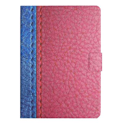 SGTD Case Cover Compatible with Lenovo Tab M10 Plus 10.61inch (3rd Gen 2022) Case,Premium Leather Case Slim Folding Stand Folio Cover Protective Cover Auto Sleep Wake Tablet Cover (Color : Rose+Blue)