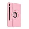 SOENS 360 Rotating Tablet Case Compatible with Samsung Galaxy Tab S7 FE S7 S8 Plus 12.4 inch S8 Ultra Flip Stand Cover Funda (Color : Pink, Size : for Tab S7 11 inch) view 1