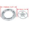 Americruise Front Speaker Grills Trim Cover (Chrome Skull Style) for Harley Touring Electra Street Glide & Trike 1996-2013 (Skull Rear) view 3