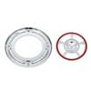 Americruise Front Speaker Grills Trim Cover (Chrome Skull Style) for Harley Touring Electra Street Glide & Trike 1996-2013 (Skull Rear) view 4